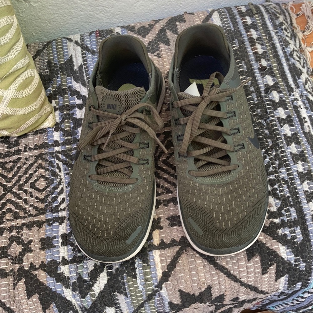 Olive Nike free runs